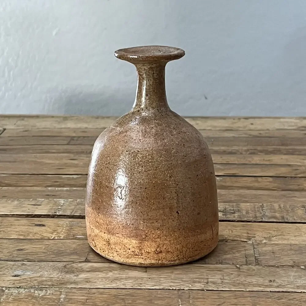 Studio Pottery Stoneware Vase 6.75
